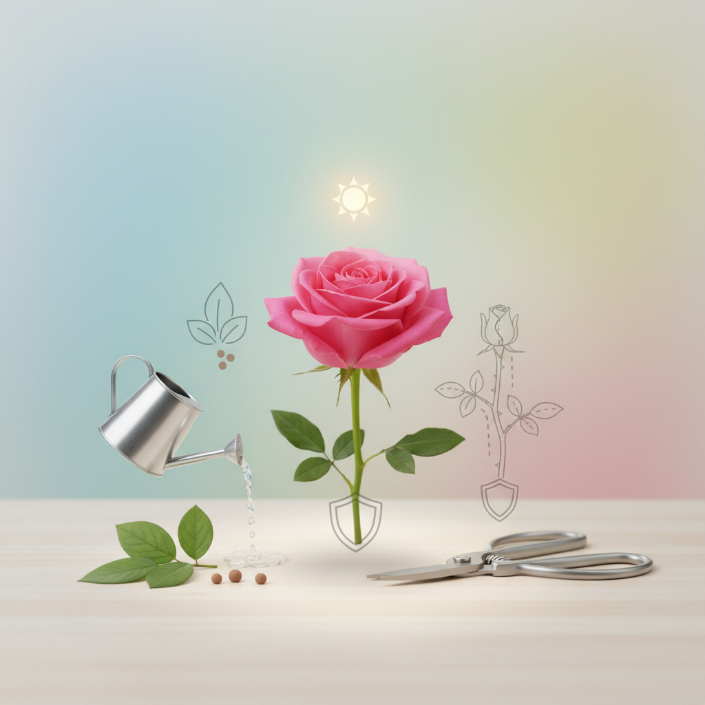 Ką reikia žinoti apie rožės žiedą ir jo priežiūrą