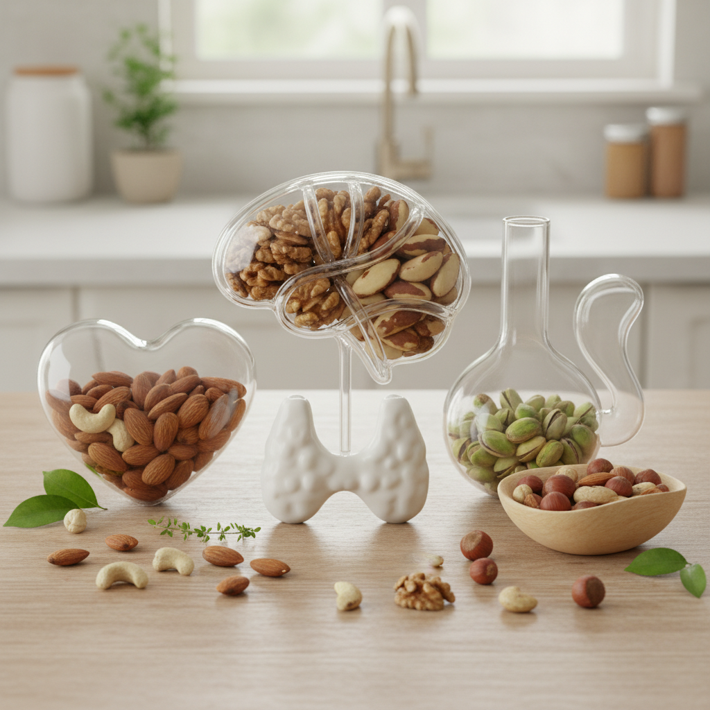 Ką verta žinoti apie įvairias riešutų rūšis