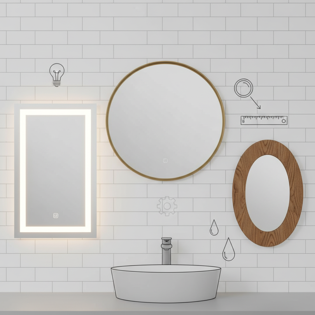 Kaip išsirinkti tinkamą vonios veidrodį savo namams