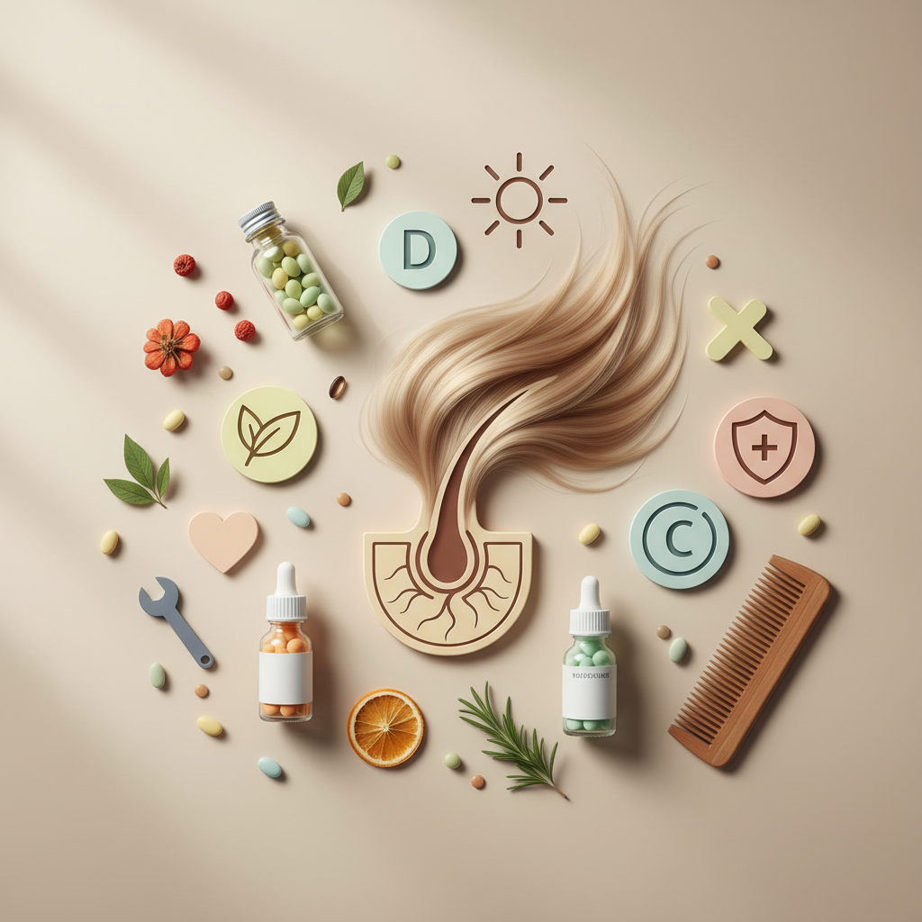 Kokie vitaminai nuo plaukų slinkimo gali padėti susigrąžinti sveikus plaukus