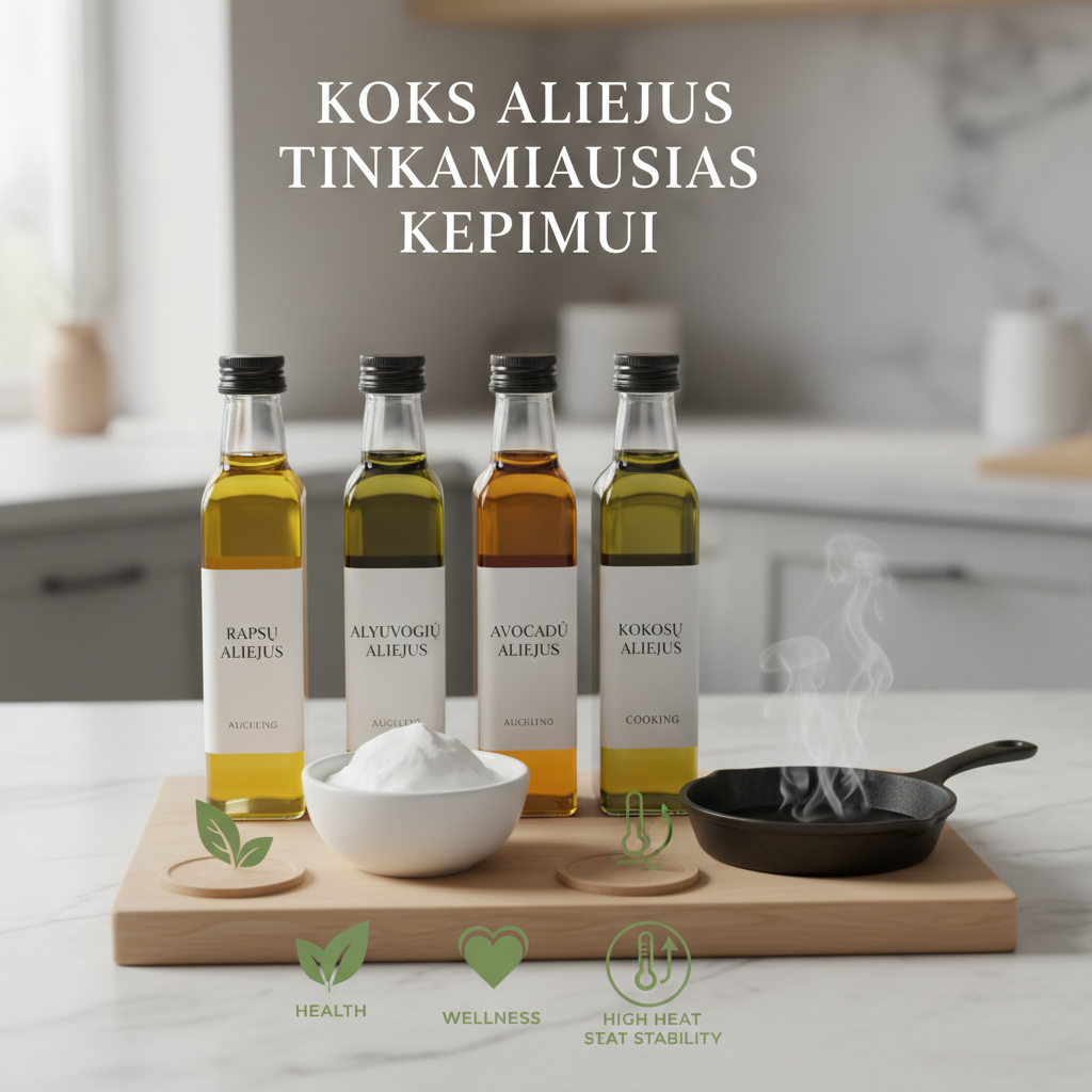 Koks aliejus tinkamiausias kepimui: ekspertų patarimai