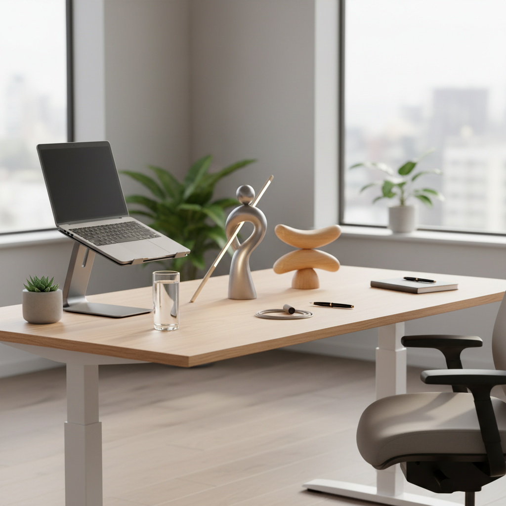 Reguliuojamo aukščio stalas keičia darbo įpročius: ekspertai pataria, kaip išsirinkti tinkamiausią