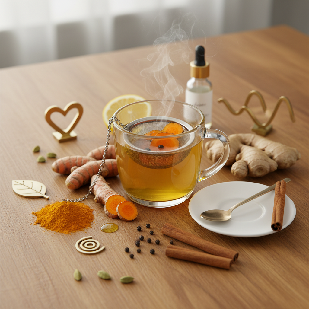 Ciberžolės arbata: nauda sveikatai ir paruošimo būdai