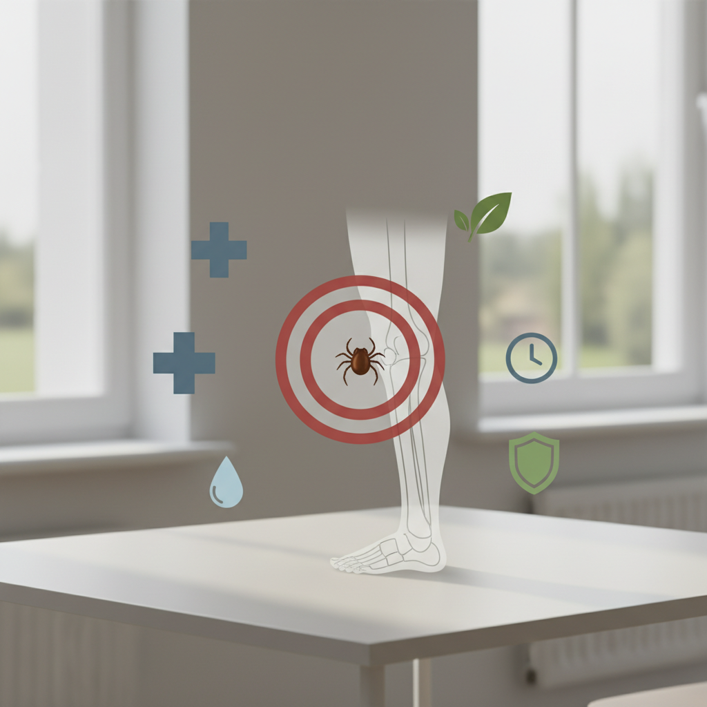 Kaip atrodo erkės įkandimas ir kada jau verta sunerimti?