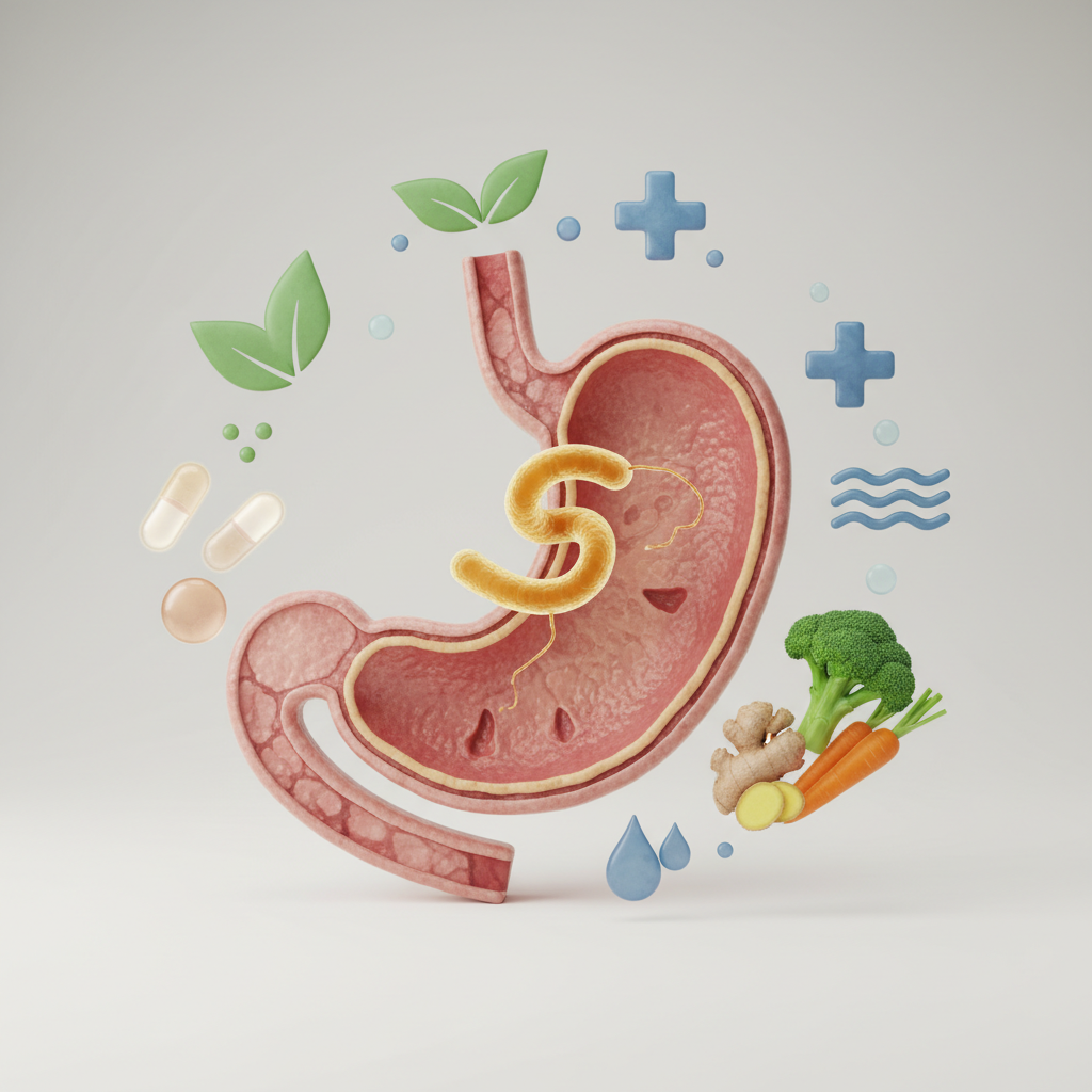 Kaip išnaikinti H. pylori: būdas pamiršti skrandžio skausmus