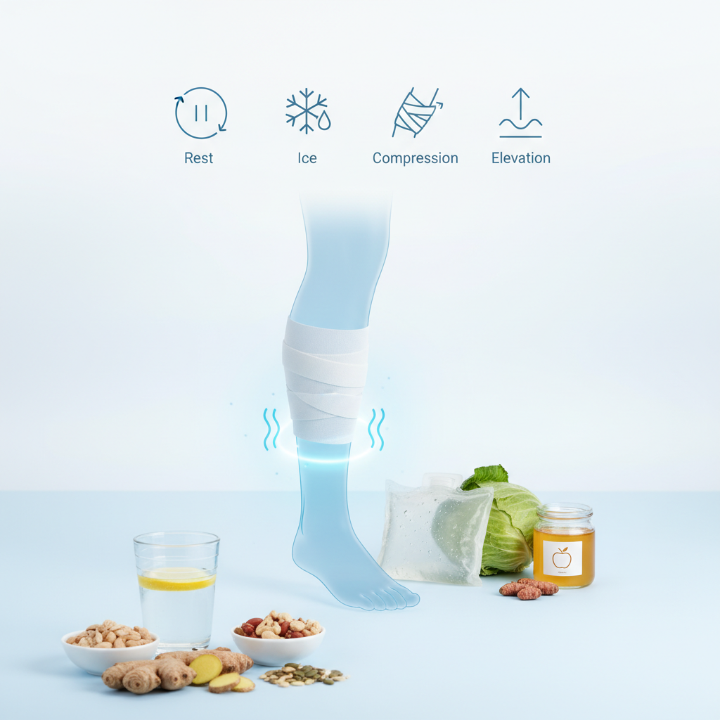 Susižeidėte koją? Kaip greitai sumažinti tinimą namuose